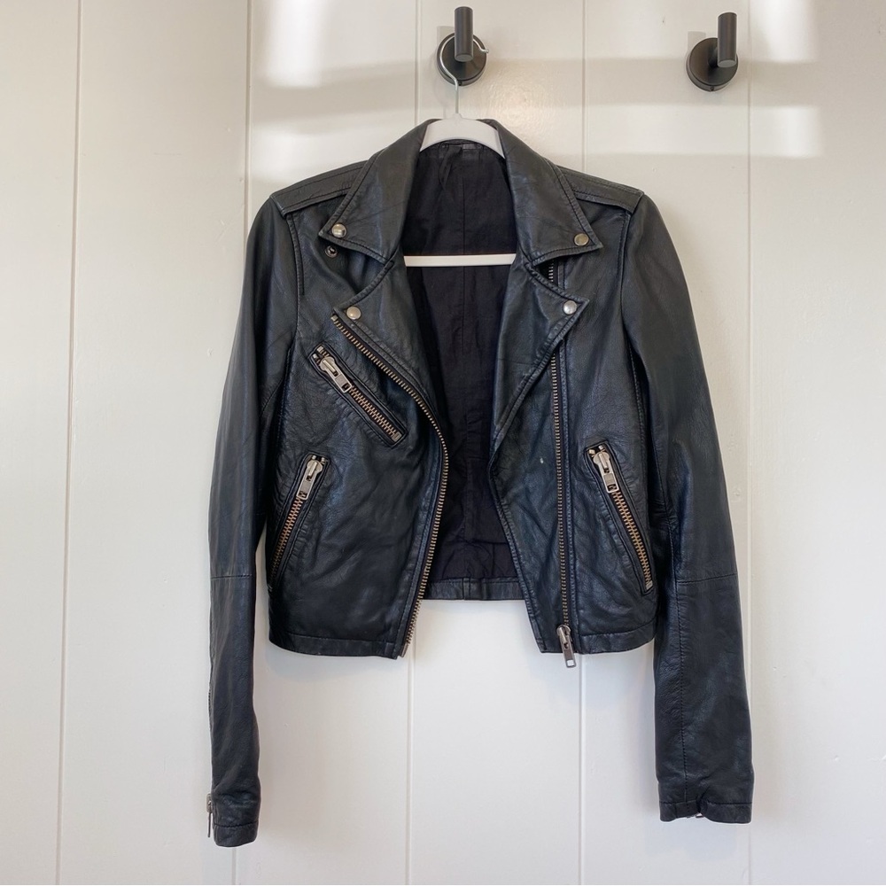 Topshop vegan leather Moto jacket
